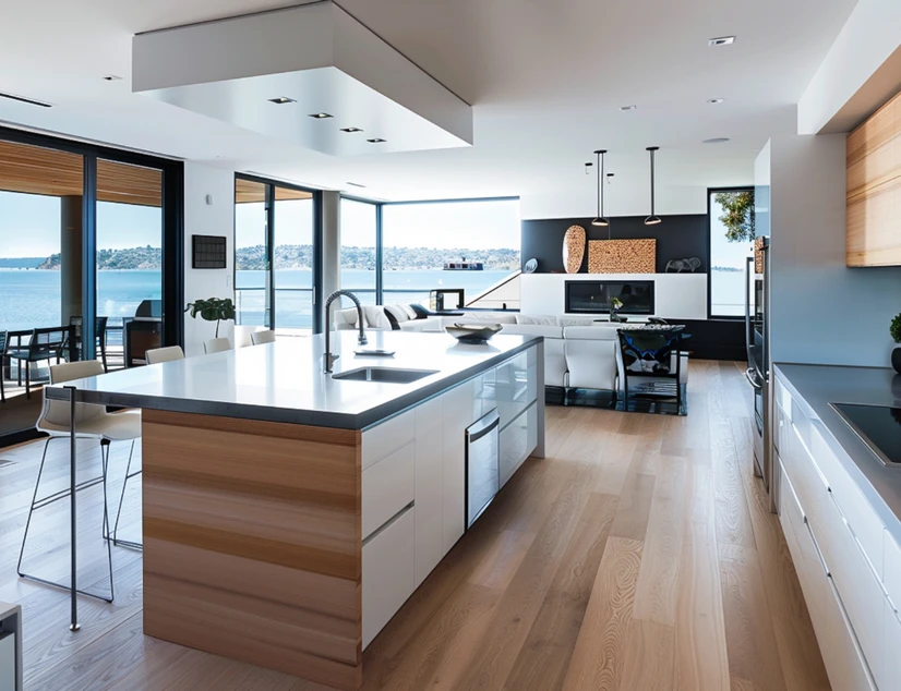 cocina moderna isla en Málaga