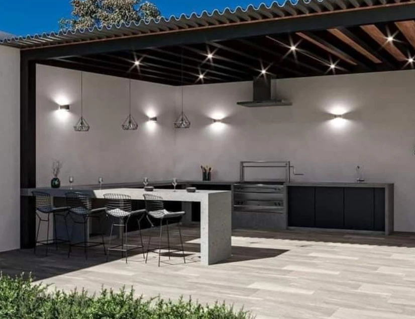 cocinas de exterior modernas