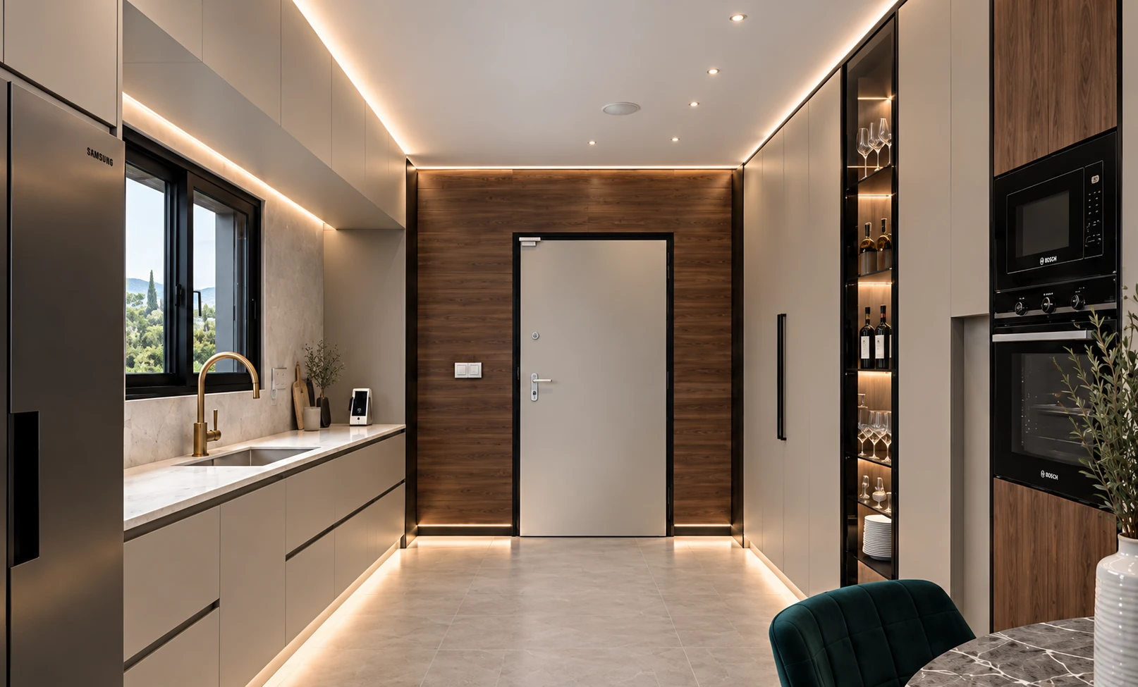 Proyecto Cocina Nogal